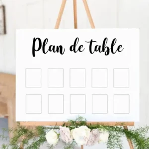 sticker plan de table