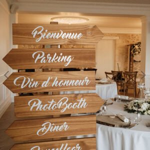 fléchage mariage