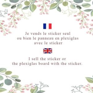 Tableau de Mariage Plexiglas Tableau de Mariage Plexiglas