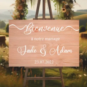Panneau de Mariage Bienvenue Accueil panneau de mariage 7