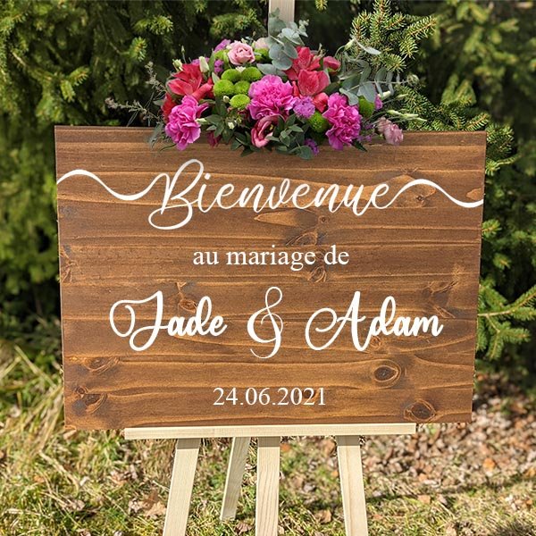 Panneau de Mariage Bienvenue Accueil Panneau de Mariage Bienvenue Accueil