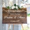 panneau personnalisé mariage
