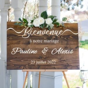 panneau personnalisé mariage