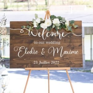 panneau welcome