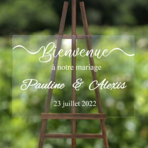 tableau plexiglass mariage