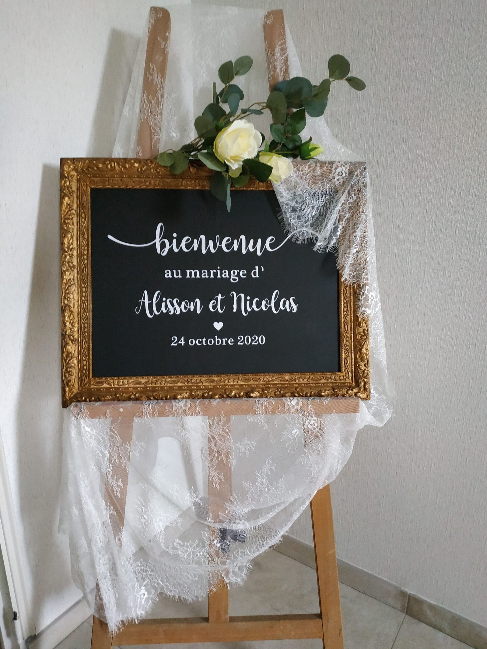 Sticker Panneau Bienvenue Mariage stickers personnalisé mariage 5