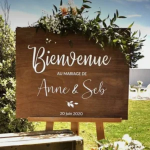 Stickers Bienvenu Au Mariage
