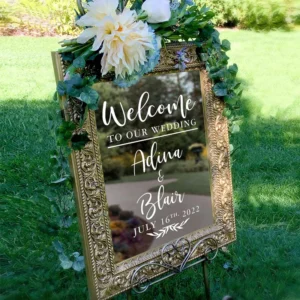 Stickers Miroir Mariage