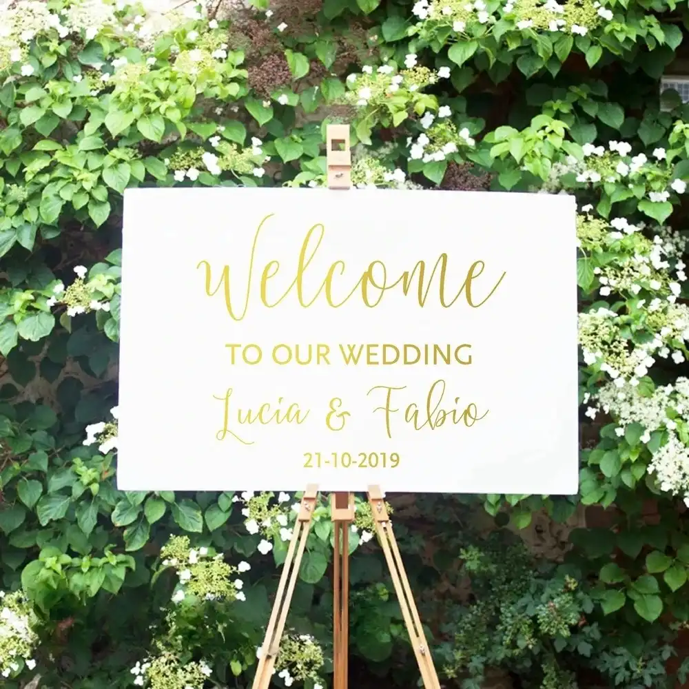 Panneau Mariage Stickers Panneau Mariage Stickers