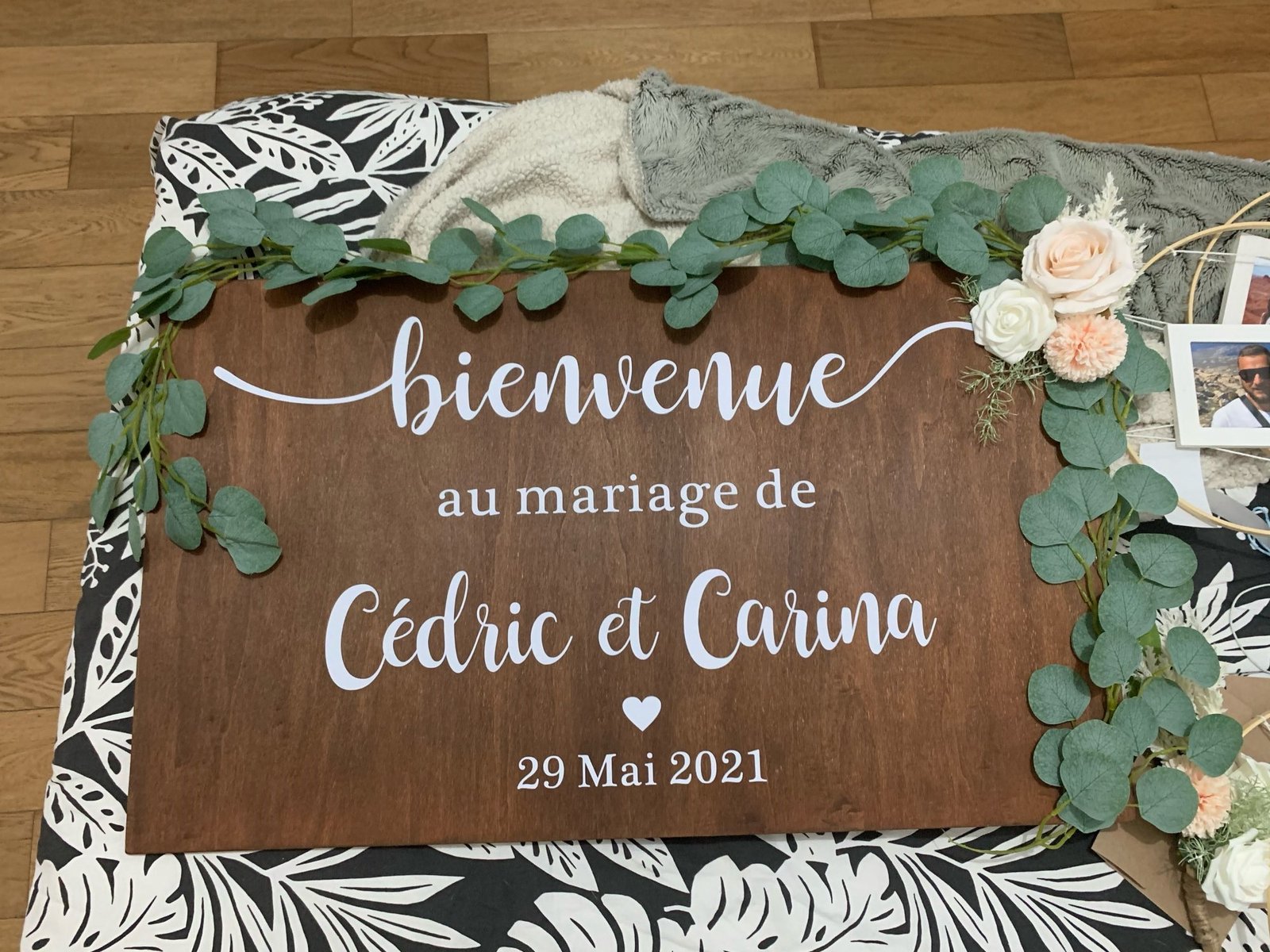 Sticker Panneau Bienvenue Mariage Sticker Panneau Bienvenue Mariage