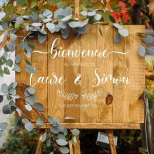 Sticker Panneau Mariage