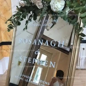 Sticker Personnalisé Panneau De Bienvenue Mariage 2