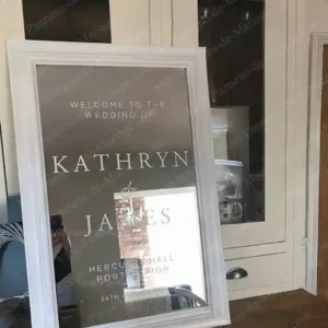 Sticker Personnalisé Panneau De Bienvenue Mariage 3