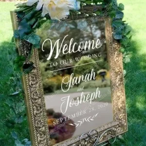 Stickers Mariage Bienvenue