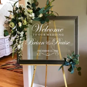 Stickers Mariage Pour Panneau De Bienvenue 2
