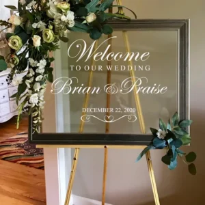 Stickers Mariage Pour Panneau De Bienvenue Stickers Mariage Pour Panneau De Bienvenue