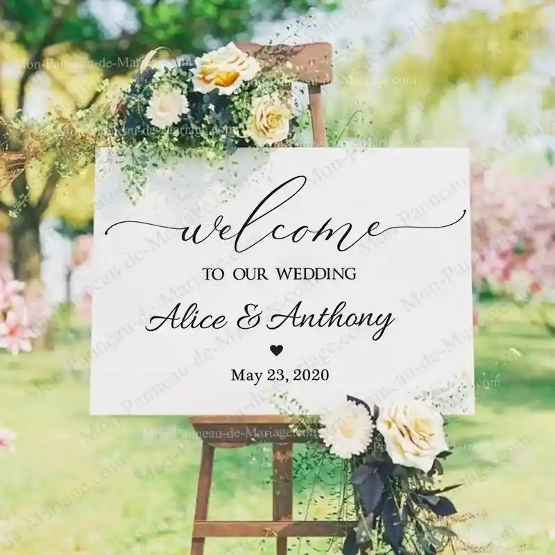 Stickers Pour Panneau Mariage Stickers Pour Panneau Mariage
