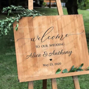Stickers Pour Panneau Mariage
