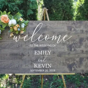 Autocollant Panneau Mariage Mariage Sticker