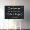 stickers panneau de bienvenue mariage