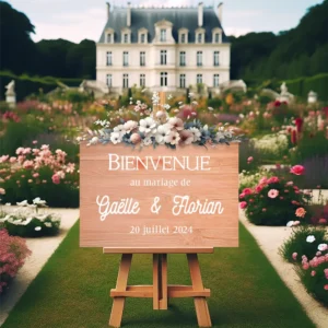 Panneau en Bois Mariage Panneau en Bois Mariage