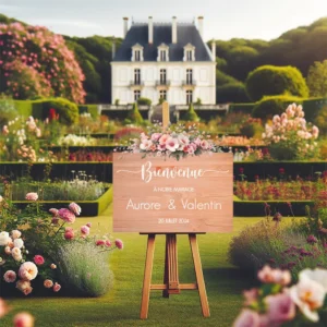 Bienvenue au Mariage Panneau Bienvenue au Mariage Panneau