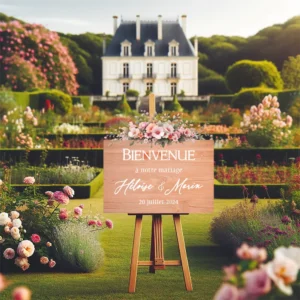 Panneau Bienvenue Mariage Bois Panneau Bienvenue Mariage Bois