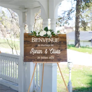 Panneau en Bois Mariage Panneau en Bois Mariage