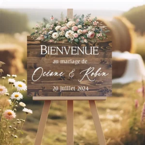 Panneau Bienvenue Mariage Bois Panneau Bienvenue Mariage Bois