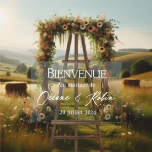 Plexi Bienvenue Mariage Plexi Bienvenue Mariage