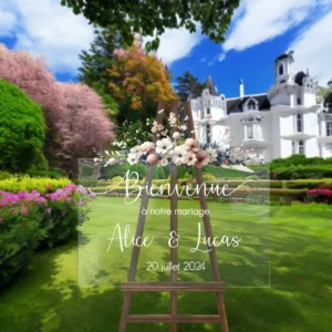 Bienvenue au Mariage Plexiglas Bienvenue au Mariage Plexiglas