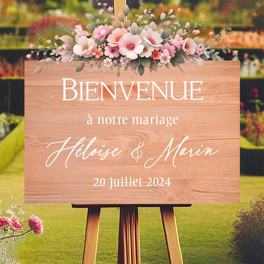Panneau Bienvenue Mariage Bois panneau bienvenue mariage bois