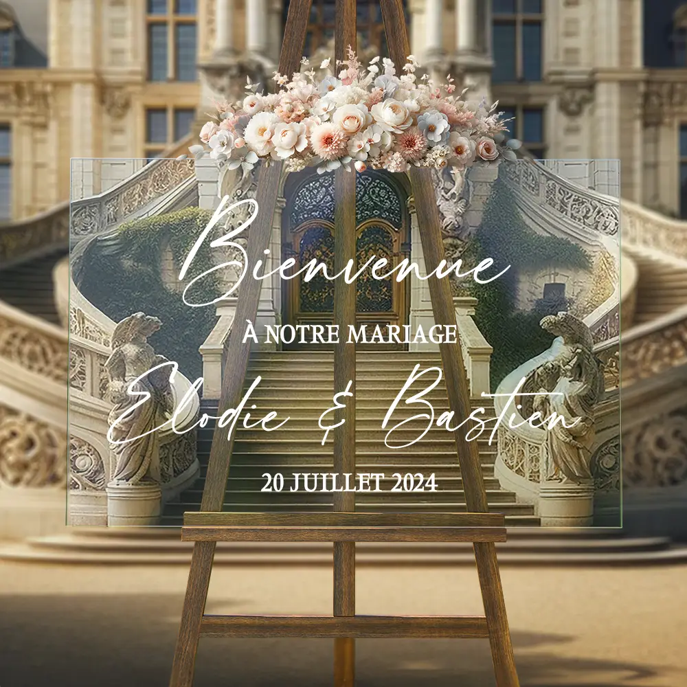 Panneau de Bienvenu Mariage panneau d'entrée mariage