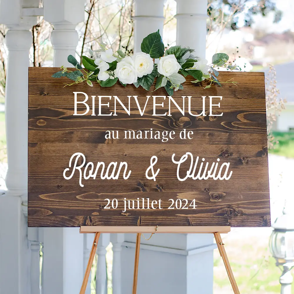 Panneau en Bois Mariage panneau en bois mariage