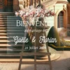 panneau plexiglas personnalise mariage