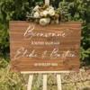 plaque bienvenue mariage