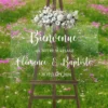 Tableau de Bienvenue Mariage Plexiglas tableau de bienvenue mariage plexiglas
