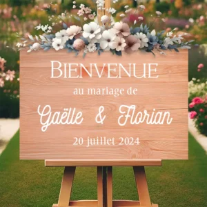Panneau en Bois Mariage tableau pour mariage