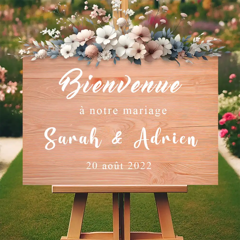 Bienvenue Mariage Panneau bienvenue mariage panneau 4