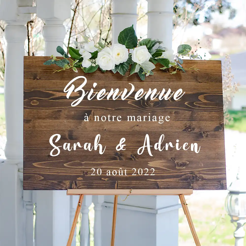 Bienvenue Mariage Panneau bienvenue mariage panneau 6
