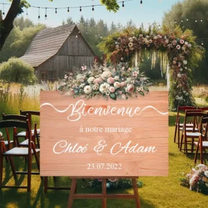Pancarte de Bienvenue Mariage pancarte de bienvenue mariage 3
