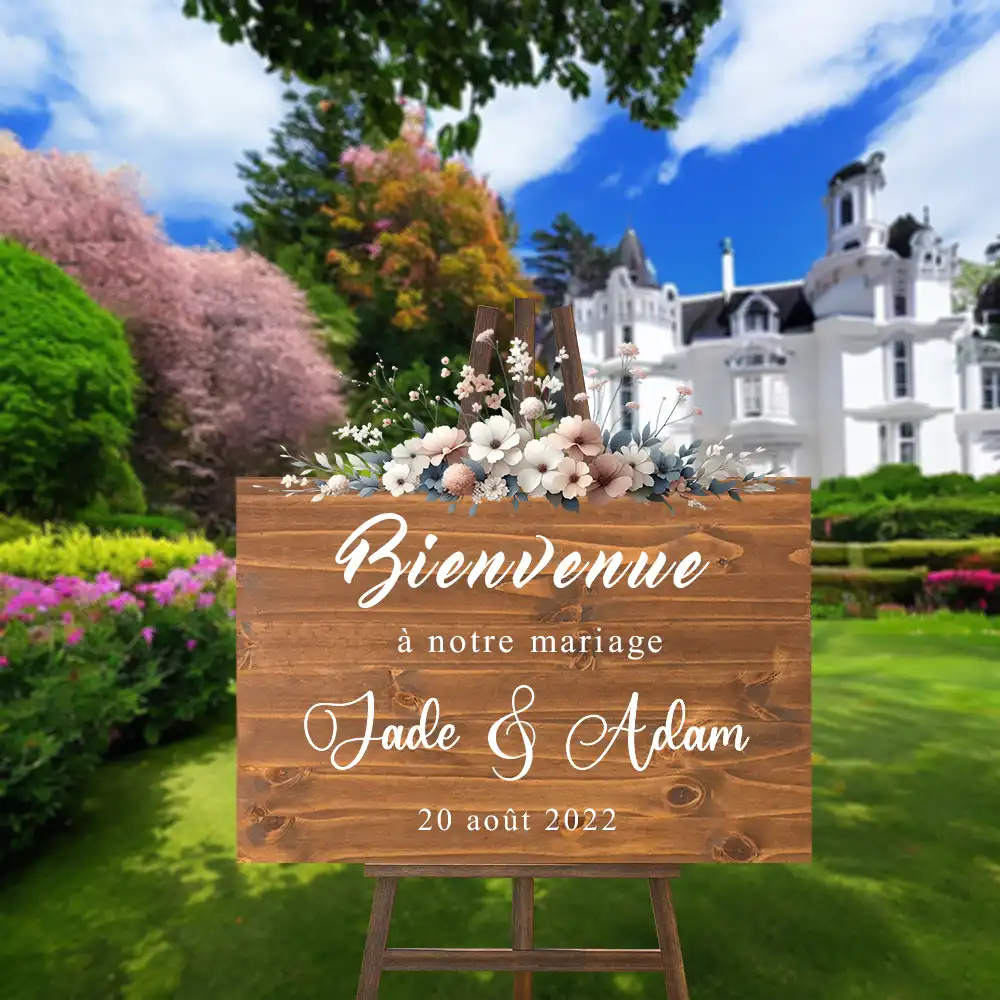 Panneau de Mariage Bienvenue panneau de mariage bienvenue 6