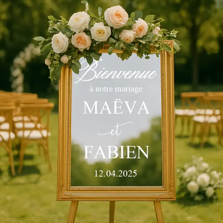 Stickers Miroir de Mariage
