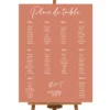 Panneau Plan de Table Mariage Panneau Plan de Table Mariage