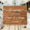 Panneau de Mariage Recto Verso Panneau de mariage recto verso